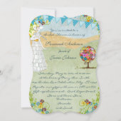 Magische Forest Circle of Love Wedding Invitations Kaart (Voorkant)