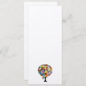 Magische Forest Circle of Love Wedding Invitations Kaart (Voorkant / Achterkant)