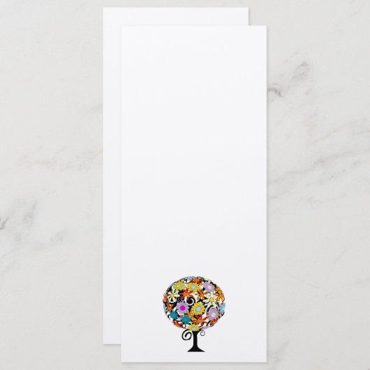 Magische Forest Circle of Love Wedding Invitations Kaart (Voorkant / Achterkant)