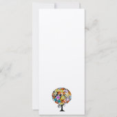 Magische Forest Circle of Love Wedding Invitations Kaart (Voorkant)