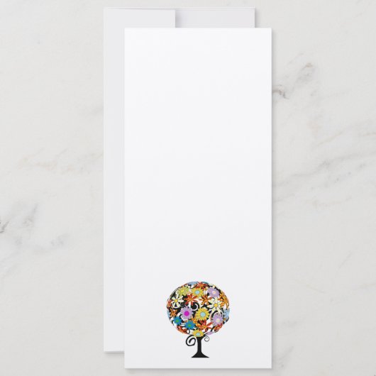 Magische Forest Circle of Love Wedding Invitations Kaart (Voorkant)