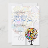 Magische Forest Circle of Love Wedding Invitations Kaart (Voorkant)