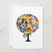 Magische Forest Circle of Love Wedding Invitations Kaart (Achterkant)