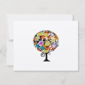 Magische Forest Circle of Love Wedding Invitations RSVP Kaartje (Achterkant)