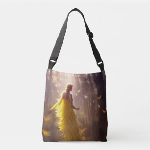 Magische Forest Friends Digital Art Crossbody Tas