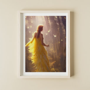 Magische Forest Friends Digital Art Poster