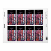 Magische Forest Wijn Label (Full Sheet)