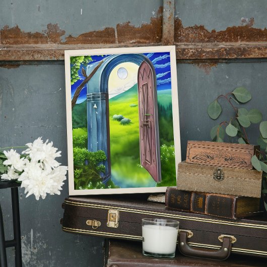 Magische foto-interportaal — Kunstafdrukken Poster