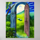 Magische foto-interportaal — Kunstafdrukken Poster (Voorkant)