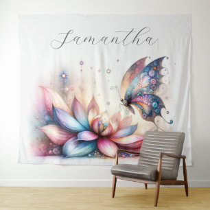 Magische fotocabine achtergrond wandkleed