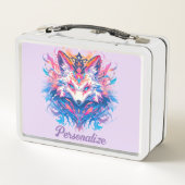 Magische Fox Kleurrijke Gepersonaliseerde Schattig (Achterkant)