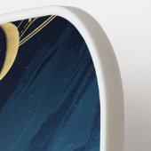 Magische Fox Pickleball Paddle - Richt op de maan (Links Detail)