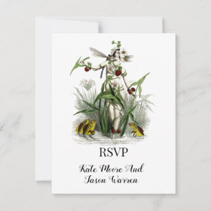 Magische Garden Wedding RSVP Kaartje