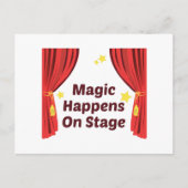 Magische gebeurt briefkaart (Voorkant)