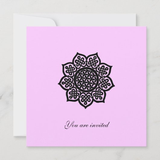 MAGISCHE GEBEURTENIS metallic goud papier Kaart (Voorkant)