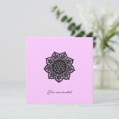 MAGISCHE GEBEURTENIS metallic goud papier Kaart (Staand voorkant)