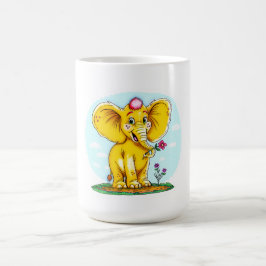 Magische Gedaanteverwisselende Mok – Cute Olifant