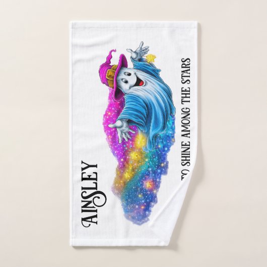 Magische geesten en sterren bad handdoek (Handdoek)