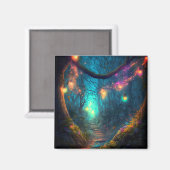 Magische gekantelde Fantasy Fairy Lichten Magneet (Voorkant / Achterkant)