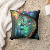 Magische gekantelde woudfantastische fantastische kussen (Deken)