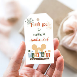 Magische gelukkigste verjaardag op aarde Magische Cadeaulabel