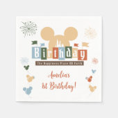 Magische gelukkigste verjaardag op aarde Magische  Servet (Voorkant)