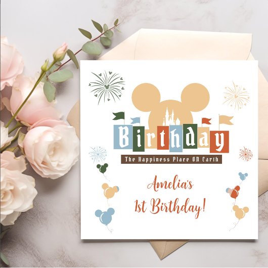 Magische gelukkigste verjaardag op aarde Magische  Servet