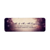 magische glade | Land bruiloft Etiket (Voorkant)