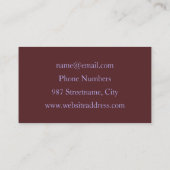 Magische Glanzende Abstracte Kleurrijke Fractal Ei Visitekaartje (Achterkant)