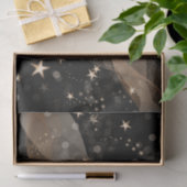 Magische glanzende gouden sterren en keh lampjes tissuepapier (Geschenk)