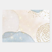 Magische Glitter Abstract Baby shower Inpakpapier Vel (Voorkant)