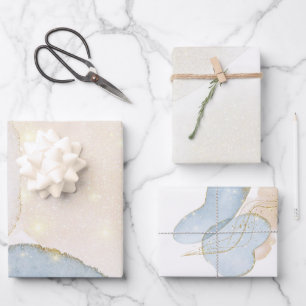 Magische Glitter Abstract Baby shower Inpakpapier Vel