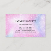 Magische Glitter Maid House Cleaning Service Visitekaartje (Achterkant)