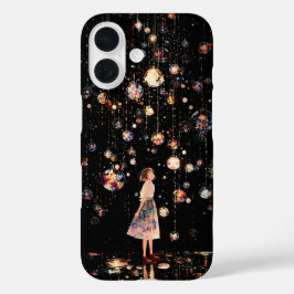 Magische gloeiende bollen en sterrenhemel iPhone 1 16 Hoesje