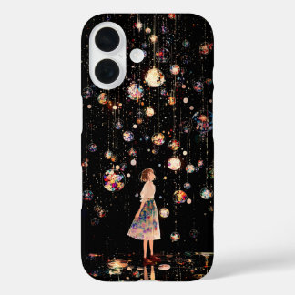 Magische gloeiende bollen en sterrenhemel iPhone 1 16 Hoesje