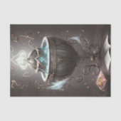 Magische gloeiende gloed met oude Magische Spellbo Tissuepapier (Voorkant)