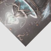 Magische gloeiende gloed met oude Magische Spellbo Tissuepapier (Detail)