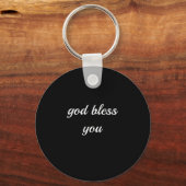 Magische gloeiende krijst in de kerk.gepersonalise sleutelhanger (Achterkant)