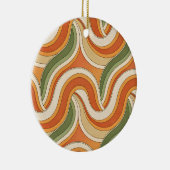 Magische golfpatroon keramisch ornament (Rechts)