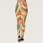 Magische golfpatroon leggings (Achterkant)
