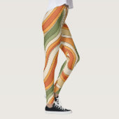 Magische golfpatroon leggings (Rechts)