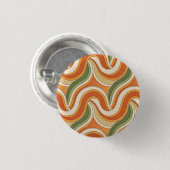 Magische golfpatroon ronde button 3,2 cm (Voorkant /achterkant)