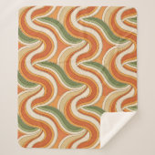 Magische golfpatroon sherpa deken (Voorkant)