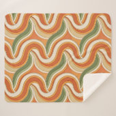 Magische golfpatroon sherpa deken (Voorkant (horizontaal))