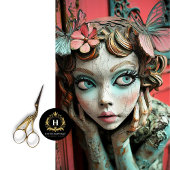 Magische Gotische Parijs Gargoyle Decoupage Tissuepapier