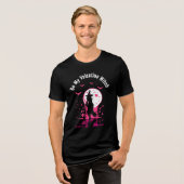 Magische gotische roze harten Be My Valentijn Witc Tri-Blend Shirt (Voorkant volledig)