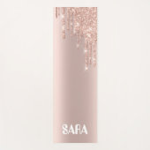 Magische gouden roze gloed yoga yogamat (Voorkant)