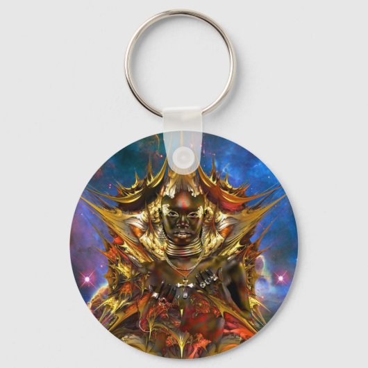 Magische Gouden Ster Sleutelhanger (Voorkant)