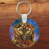 Magische Gouden Ster Sleutelhanger (Voorkant)