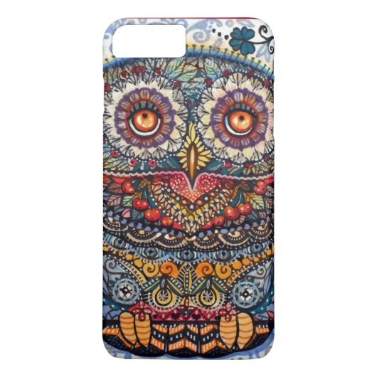 Magische grafische uil Case-Mate iPhone case (Achterkant)